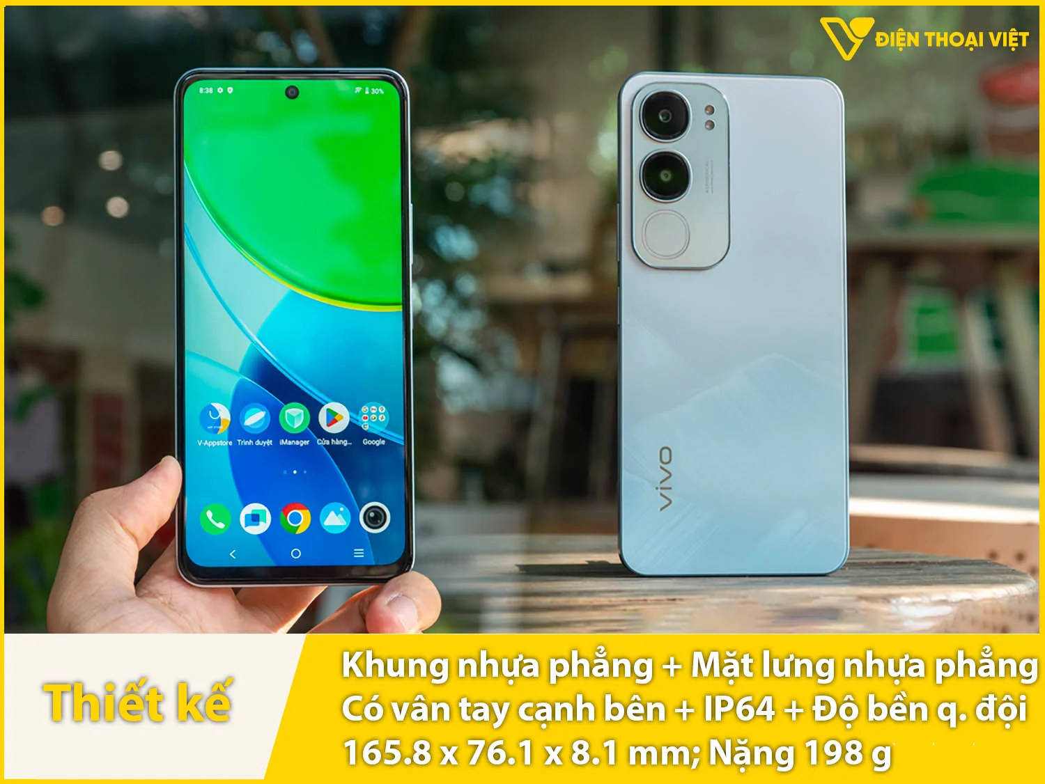 Thiết kế mỏng, siêu bền