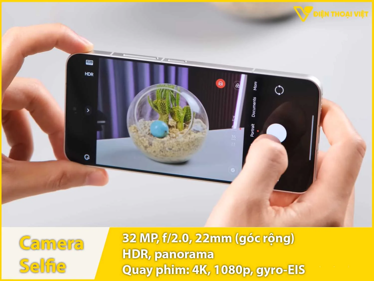 Camera selfie 32MP & Quay video 1080p