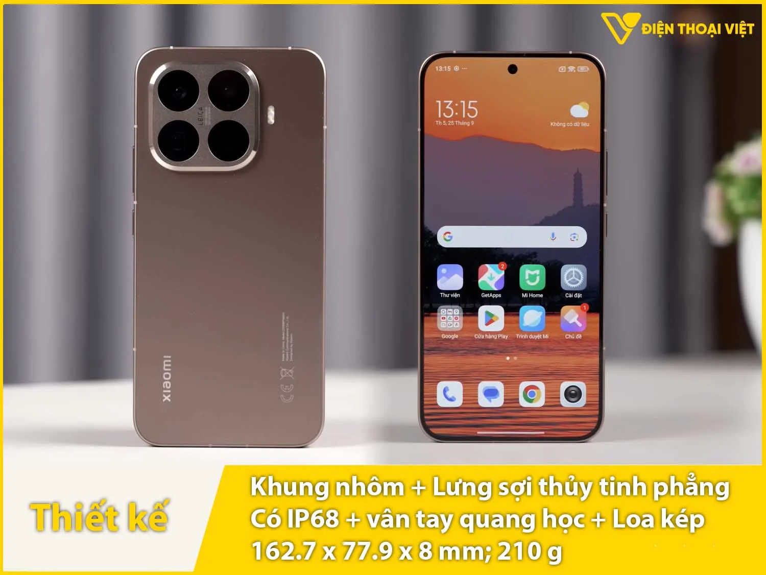 Thiết kế thời trang, cao cấp, có IP68