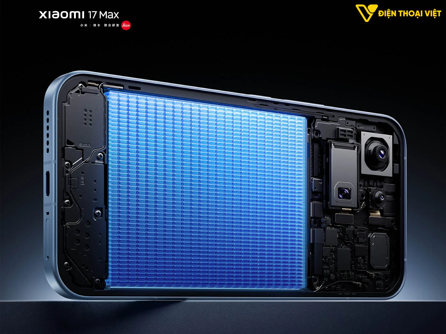 Pin 8000mAh và sạc 100W 