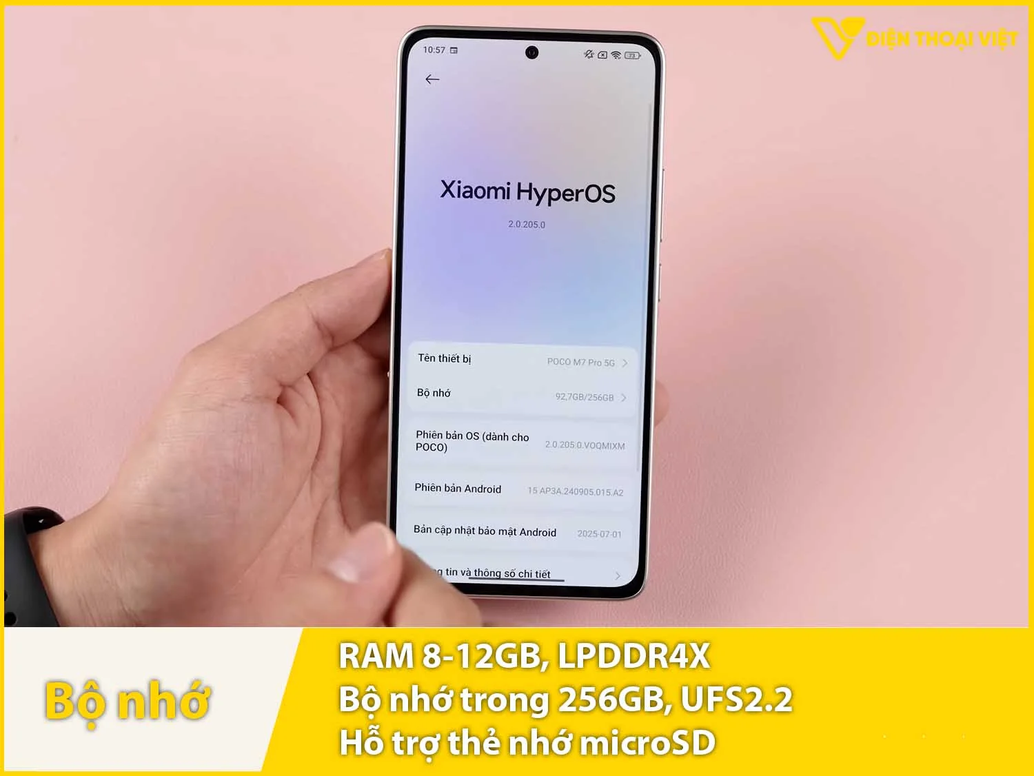 RAM 8-12GB & Bộ nhớ trong 256GB