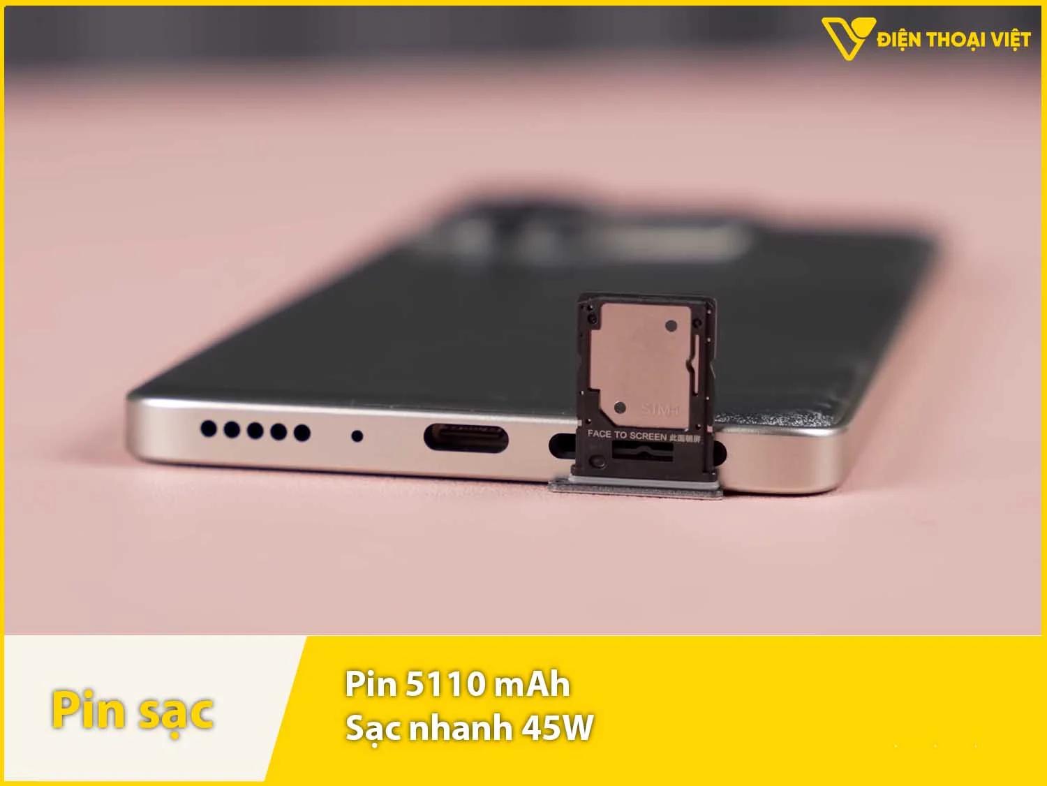 Pin 5110mAh & Sạc nhanh 45W