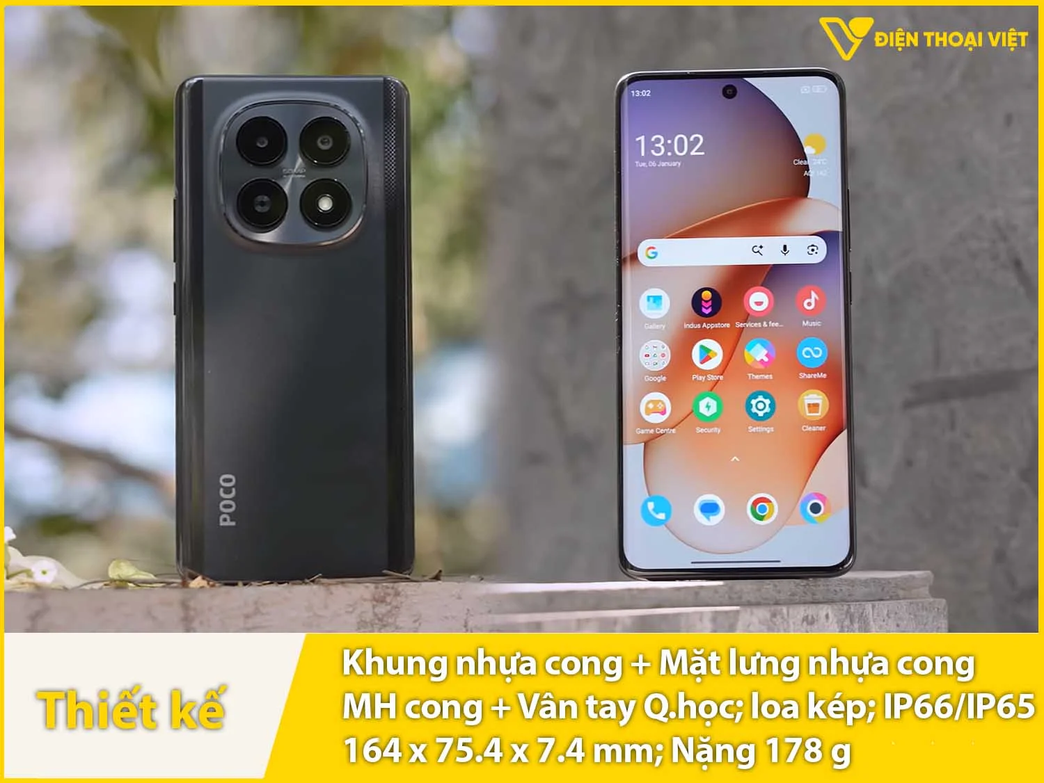 Thiết kế sang, mỏng, màn hình cong