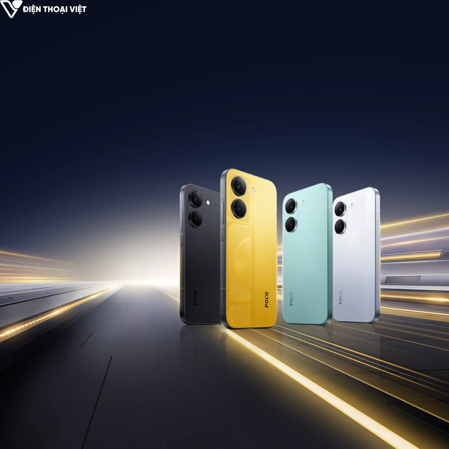Phiên bản màu Vàng đậm mới POCO X8 Pro lấy cảm hứng trực tiếp từ các đường đua
