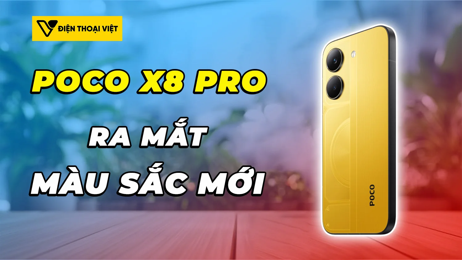Xiaomi ra mắt màu Vàng đậm mới cho Poco X8 Pro, lấy cảm hứng từ các đường đua