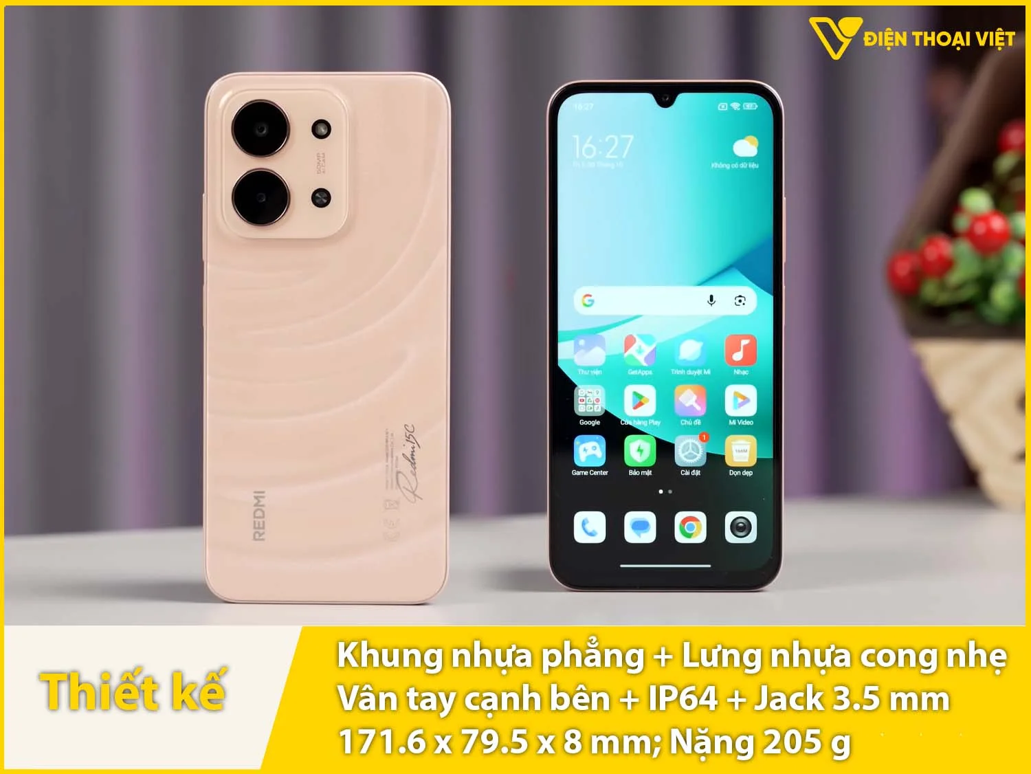 Thiết kế lớn, lưng cong nhẹ