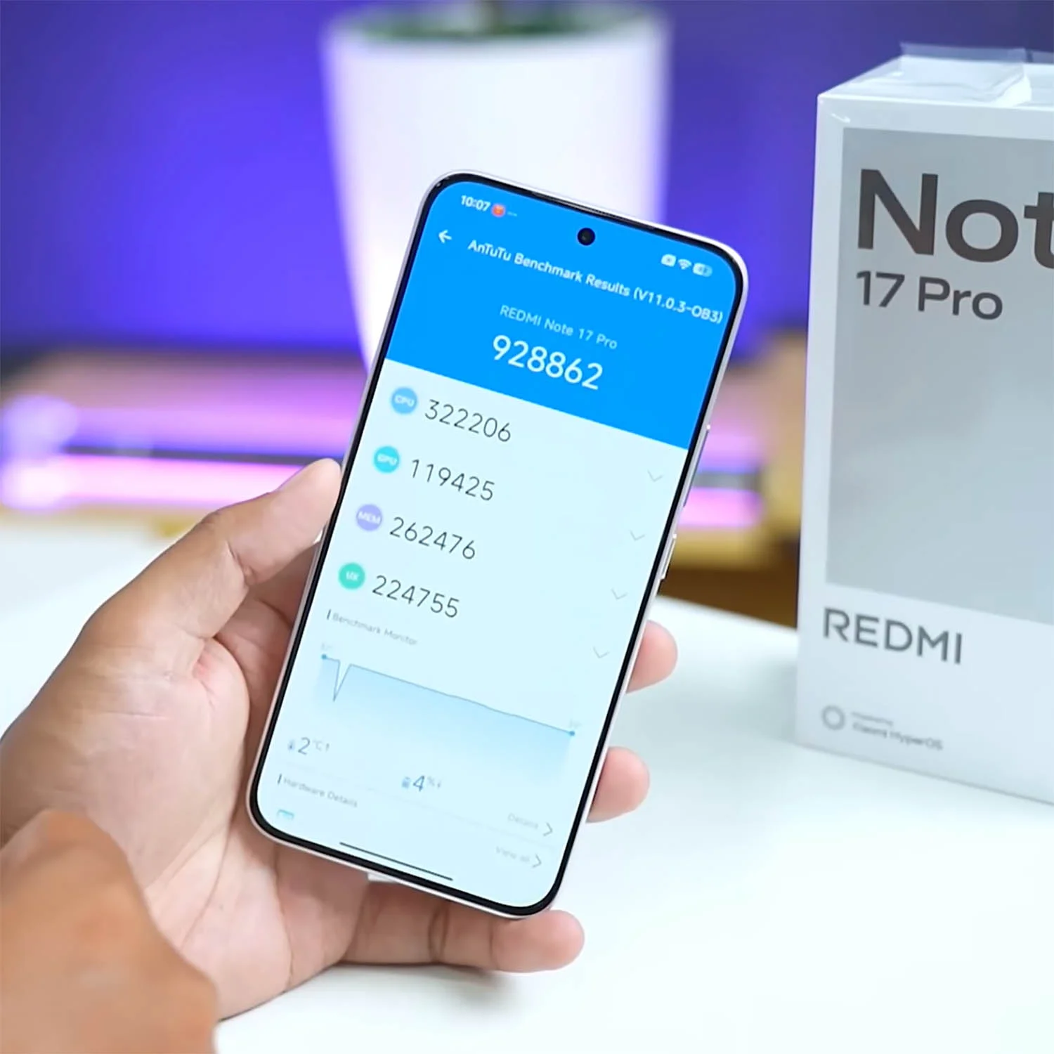 POCO X8 sẽ trang bị Snapdragon 6s Gen 4 đạt khoảng 910.000 điểm AnTuTu