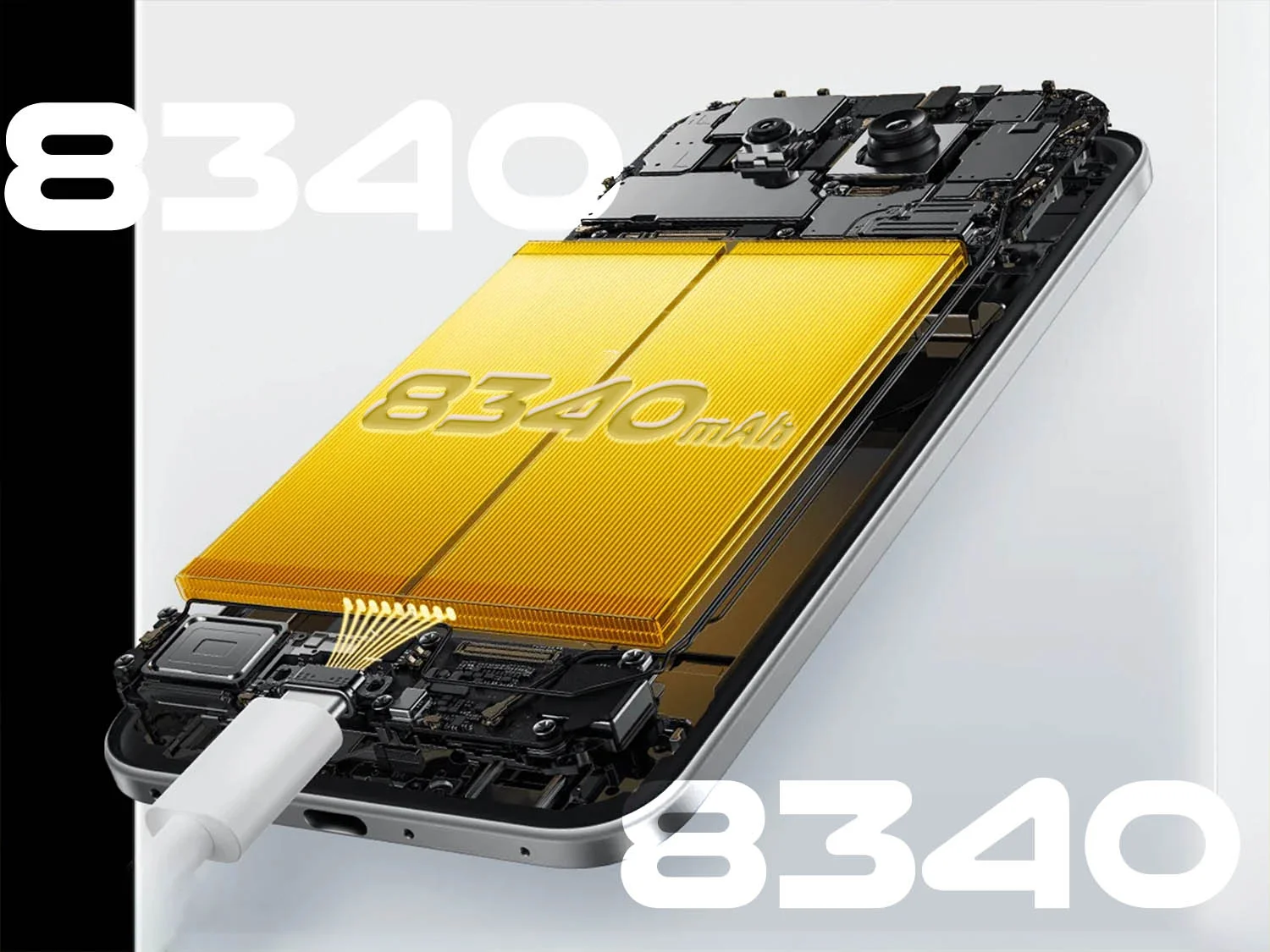Pin 8340mAh & sạc nhanh 45W