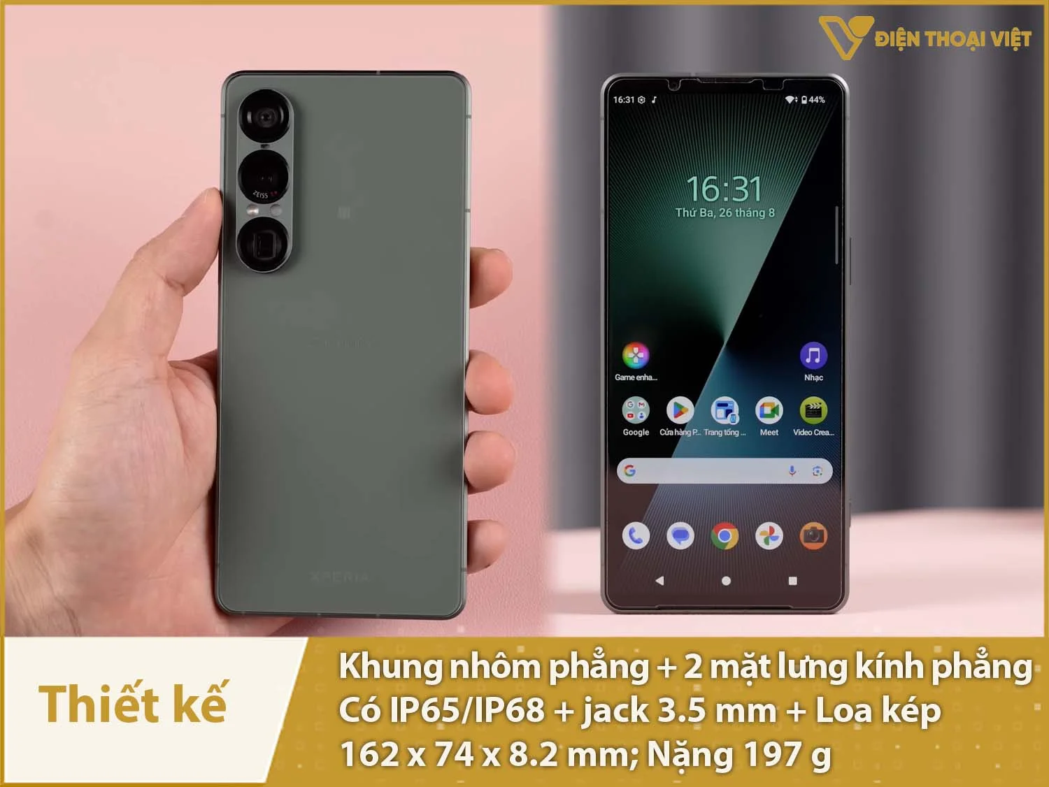 Thiết kế nhỏ gọn, phổ thông hơn, có IP68