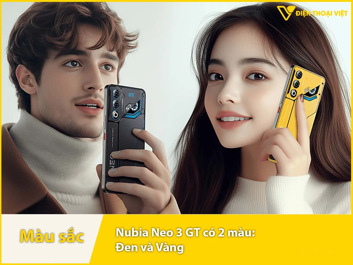 Nubia Neo 3 GT có 2 màu sắc năng động