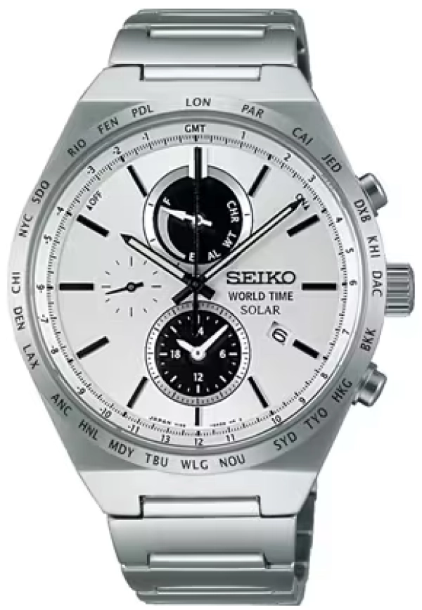 SEIKO V195-0AE0 SOLAR 完品 made in Japan