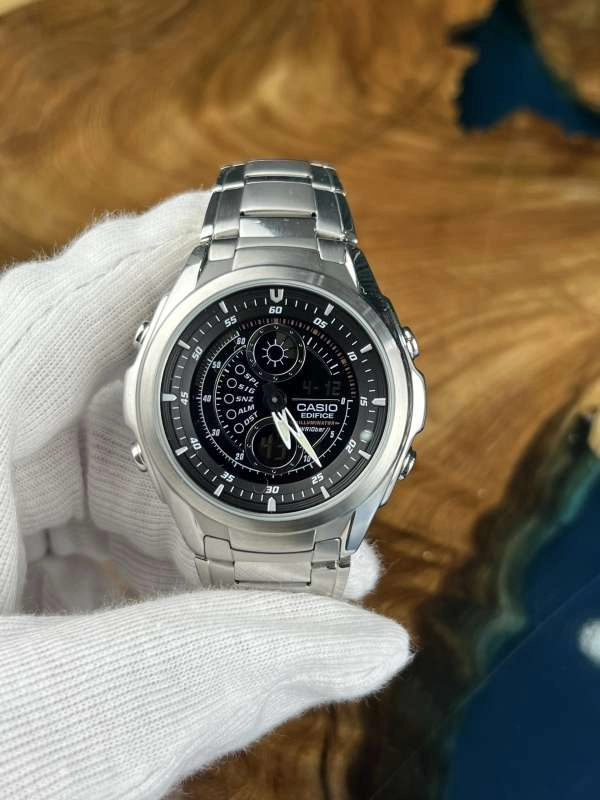 CASIO EDIFICE アナログ/デジタルコンビモデル EFA-116D-1A1JF｜Yahoo 