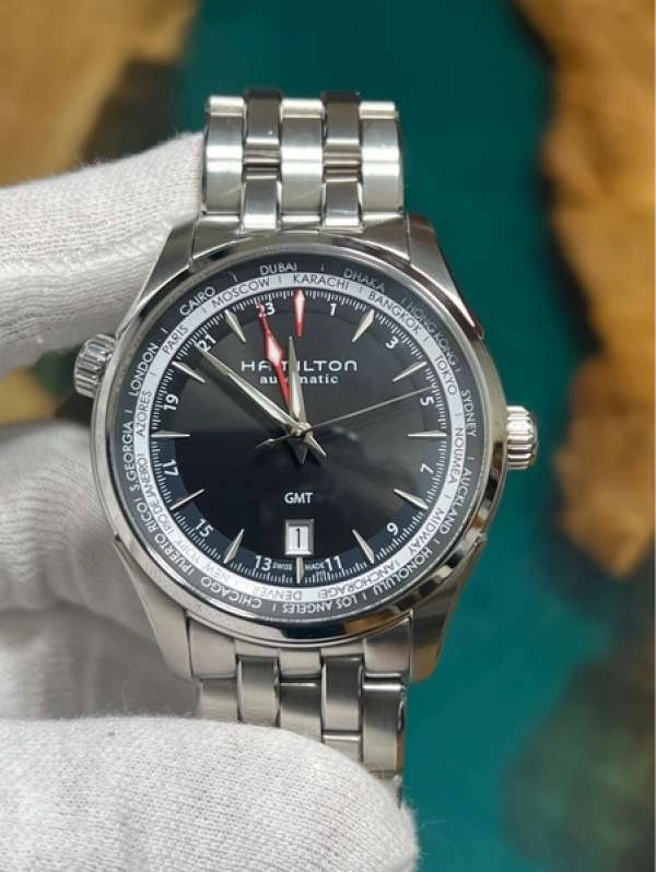 Mã số 1330 : Hamilton Jazzmaster GMT H326950 Swiss Made
