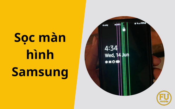 Điện thoại Samsung bị sọc màn hình (Sọc xanh, sọc dọc): Nguyên nhân & Cách xử lý