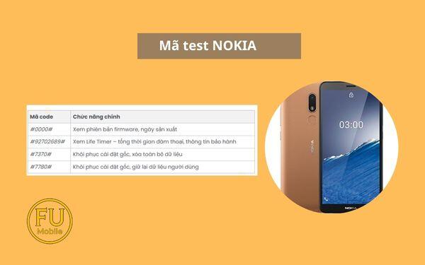Mã test Nokia: Bộ lệnh anh em kỹ thuật hay dùng để soi phần cứng, phần mềm