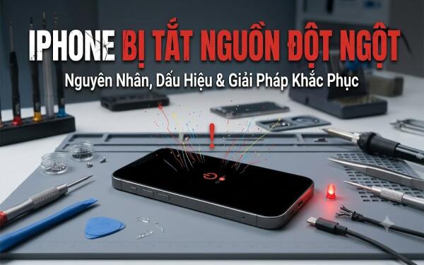 iPhone bị tắt nguồn đột ngột: Dấu hiệu, nguyên nhân và cách khắc phục hiệu quả nhất