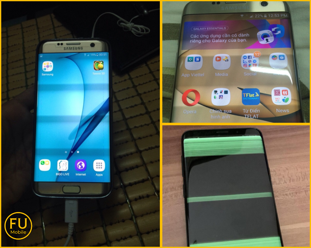 Các biểu hiện thường gặp khi màn hình điện thoại bị nhiễu sọc ngang