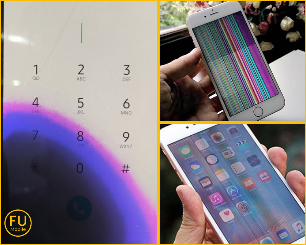 Các dấu hiệu nhận biết màn hình điện thoại bị nhòe màu