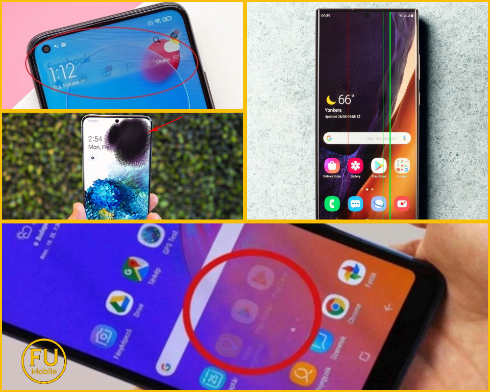 Các lỗi màn hình điện thoại Samsung phổ biến hiện nay