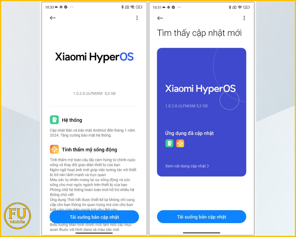 Cài đặt phiên bản MIUI/HyperOS mới nhất trên Xiaomi để khắc phụt mất cài đặt vân tay