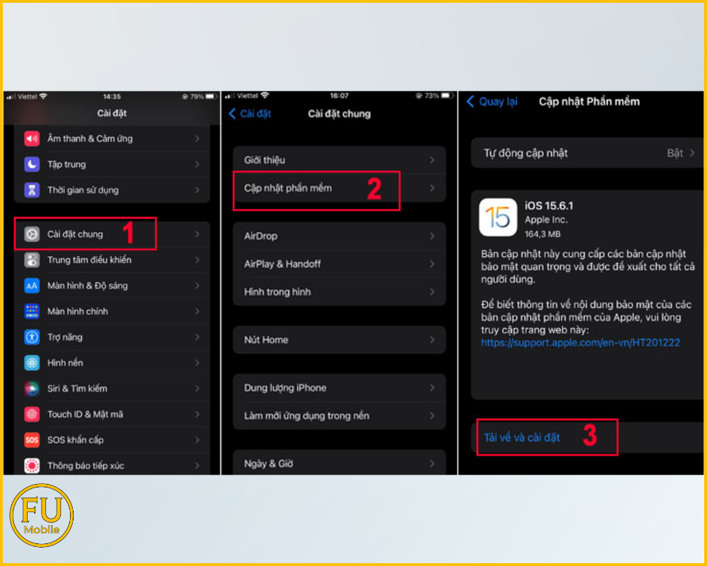 Cập nhật phần mềm iOS