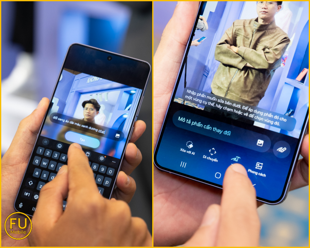 Chỉnh sửa ảnh bằng AI trên Galaxy S26 Ultra