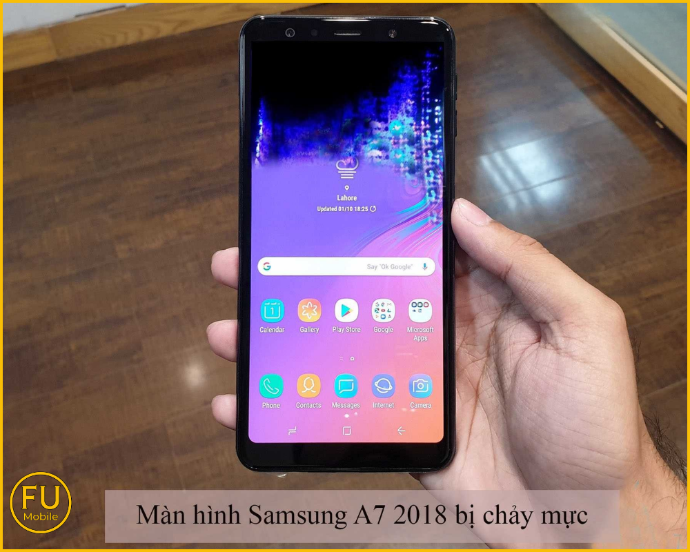 Dấu hiệu nhận biết lỗi chảy mực màn hình Samsung