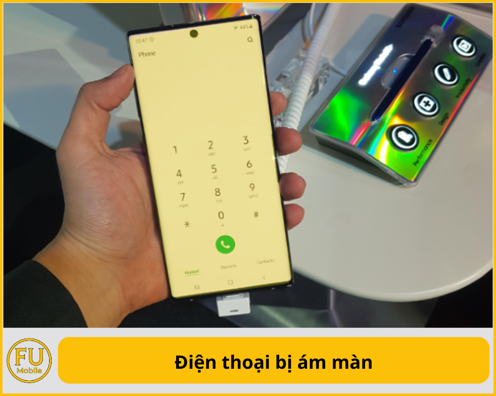 Điện thoại bị ám màn