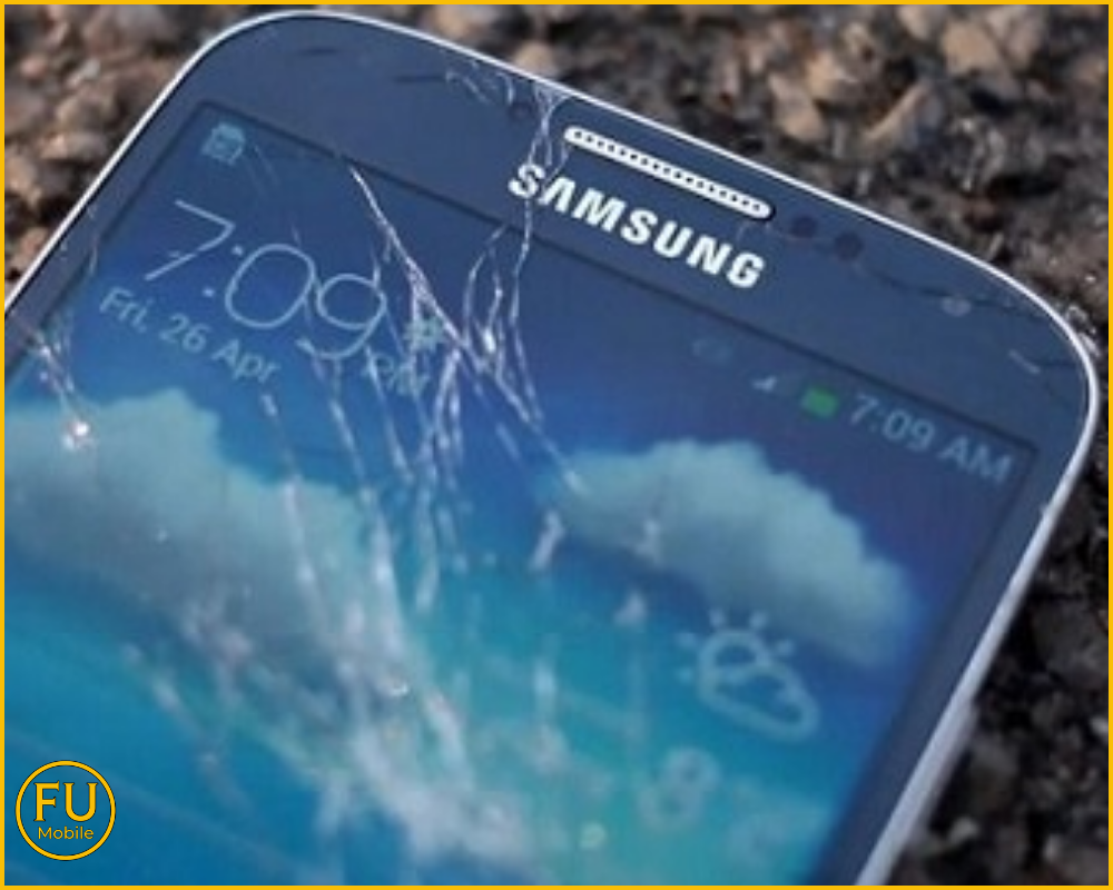 Điện thoại Samsung vỡ kính cường lực