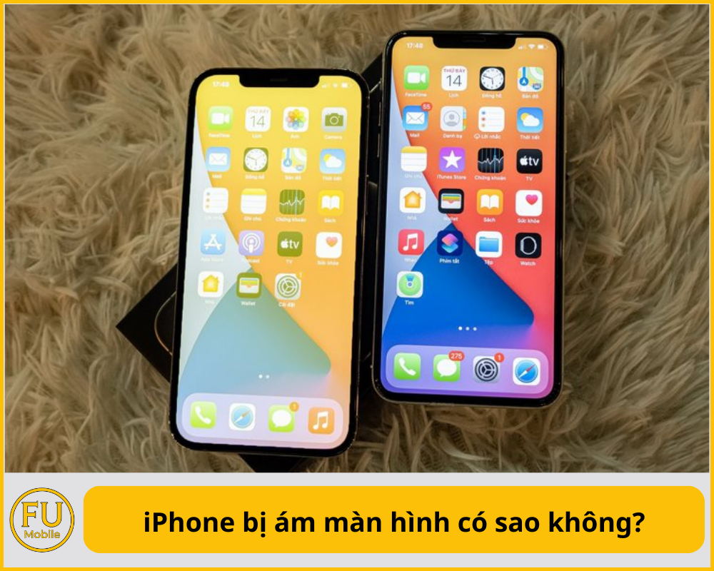iPhone bị ám màn hình có sao không?