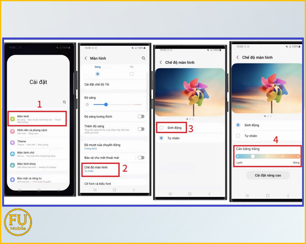 Khắc phục bằng phần mềm trên Android