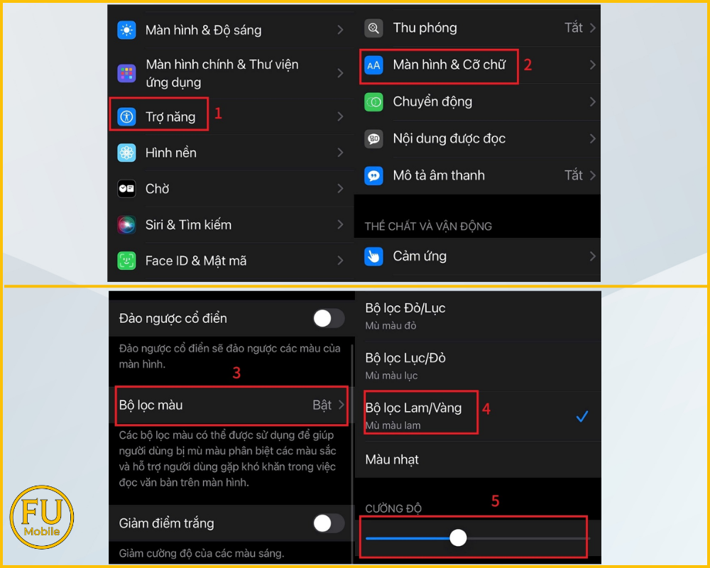 Khắc phục bằng phần mềm trên iPhone