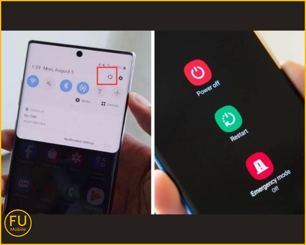 Khởi động lại S20 Ultra