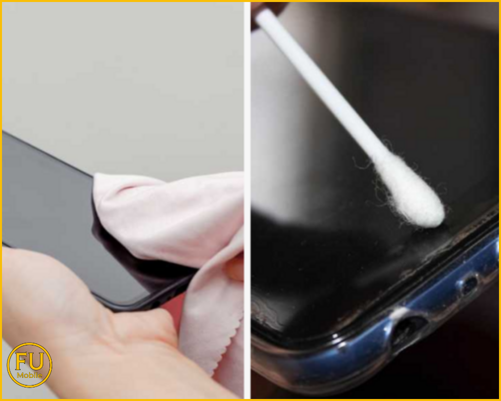 Lau sạch vùng nhận diện vân tay