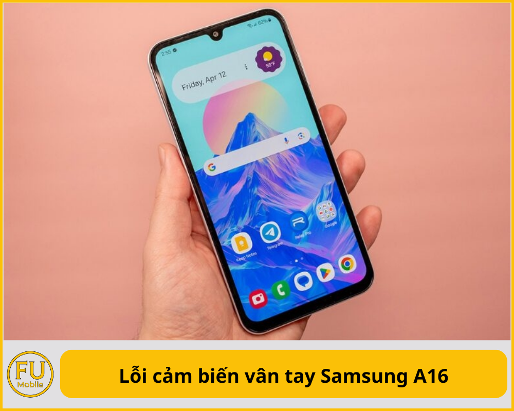 Lỗi cảm biến vân tay Samsung A16