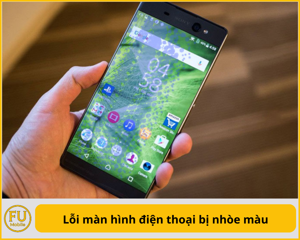 Lỗi màn hình điện thoại bị nhòe màu