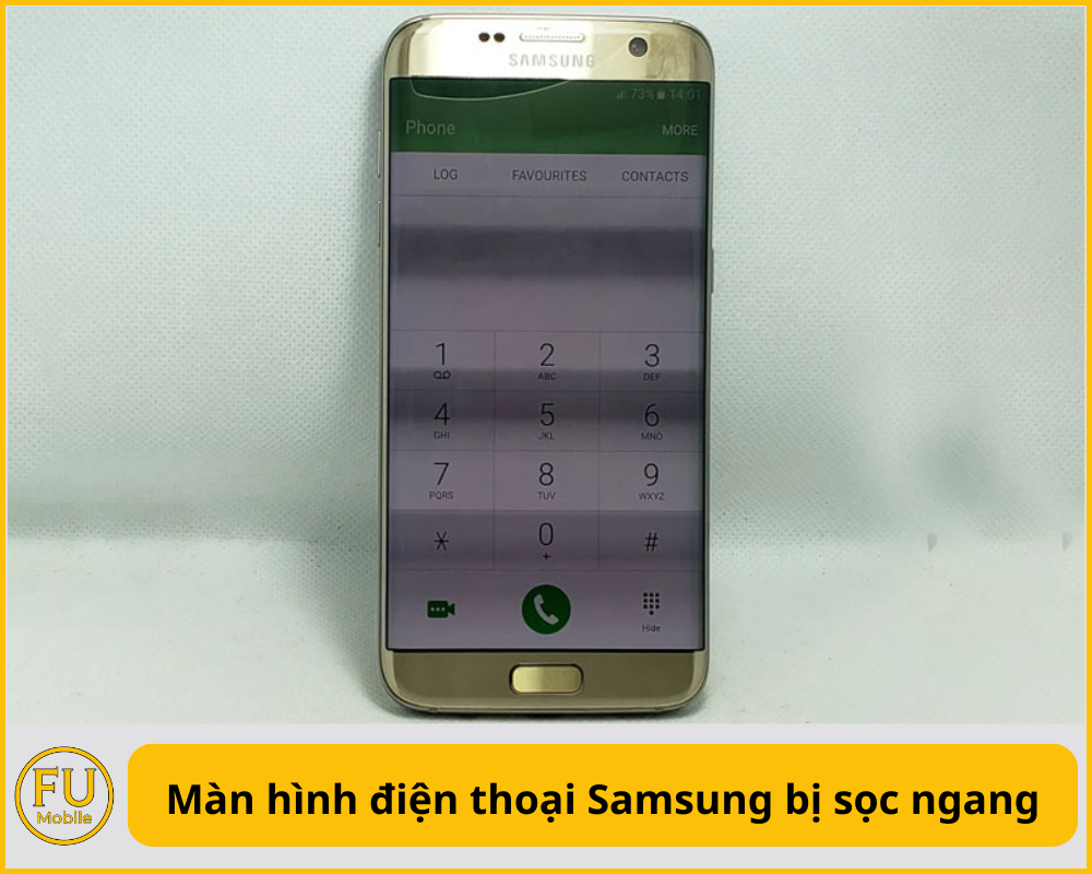 Màn hình điện thoại Samsung bị sọc ngang