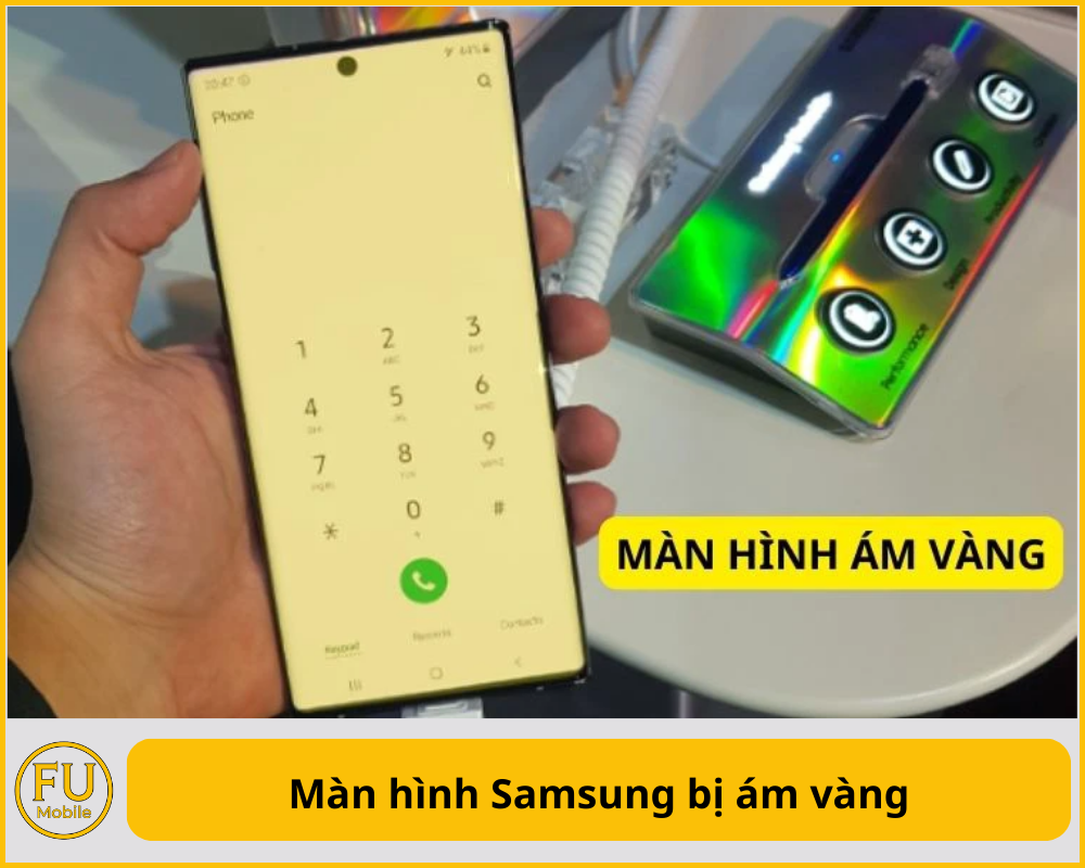 Màn hình Samsung bị ám vàng