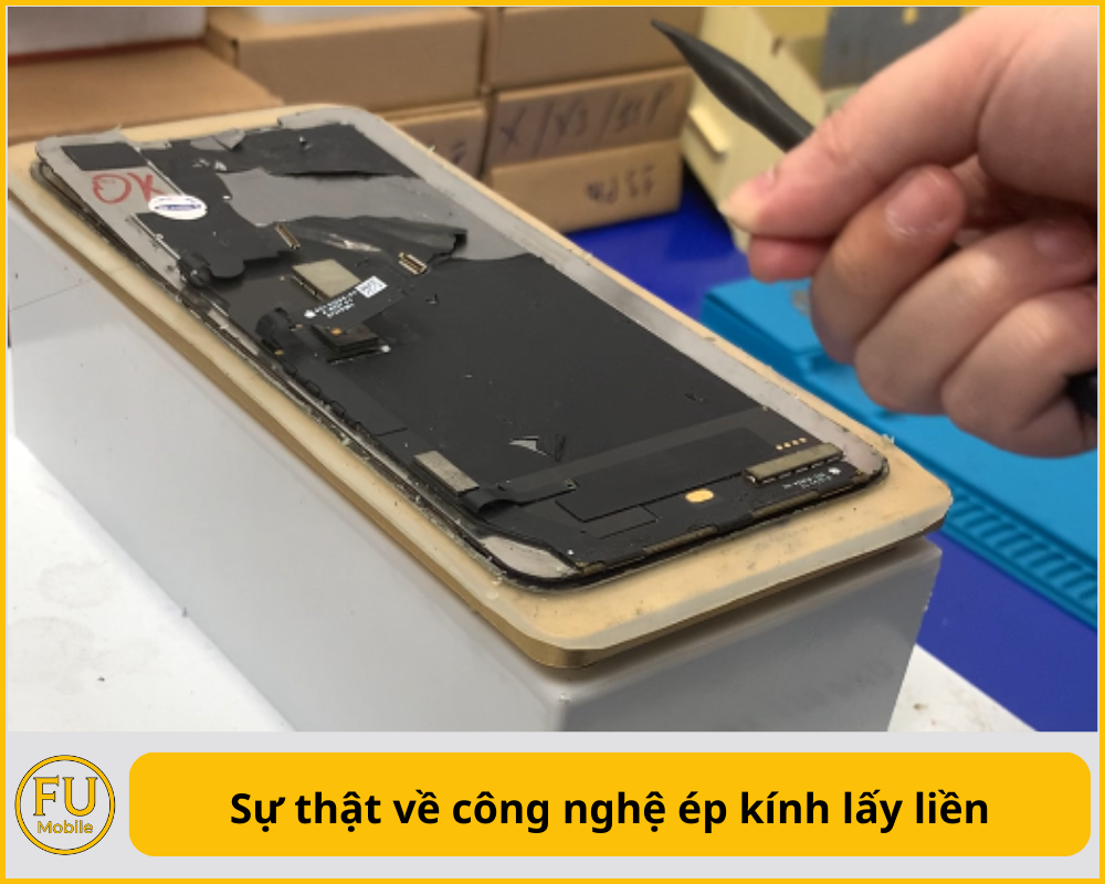 Sự thật về công nghệ ép kính lấy liền