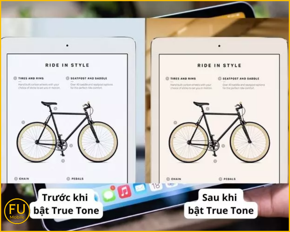 Tác dụng của chế độ True Tone trên iPhone