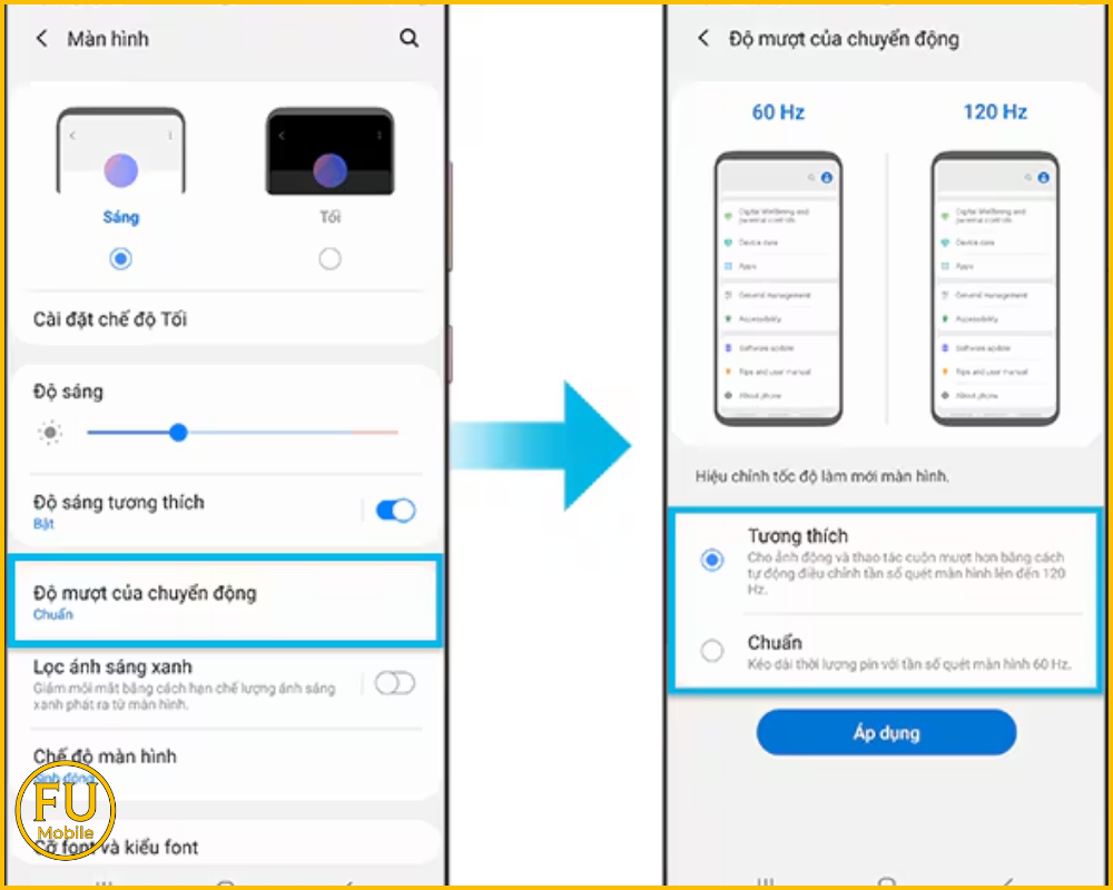 Thử chuyển đổi tần số quét