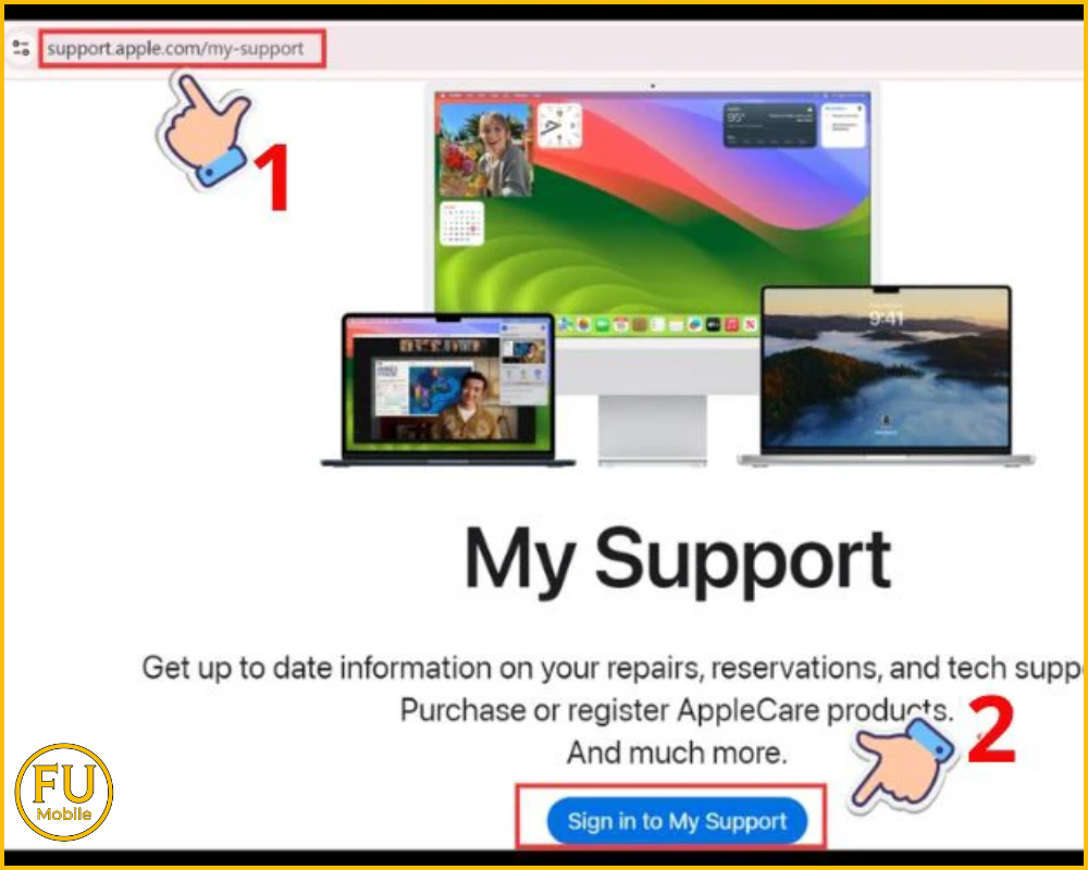 Tra cứu bảo hành qua trang My Support