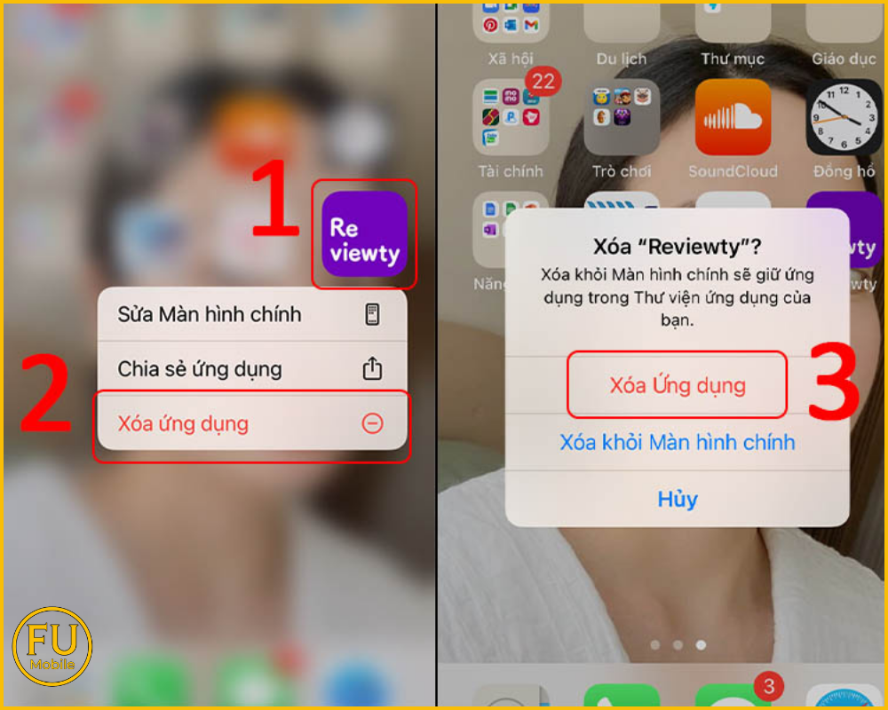 Các bước gỡ bỏ ứng dụng không phù hợp
