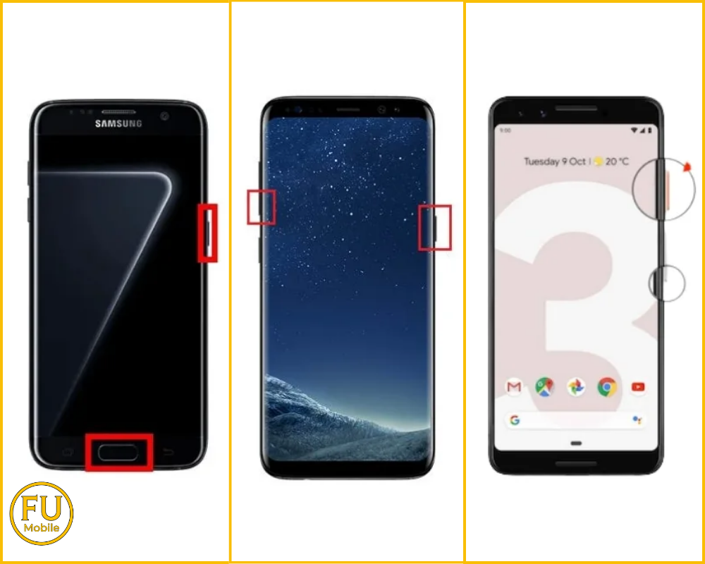 Cách chụp màn hình Android bằng phím cứng
