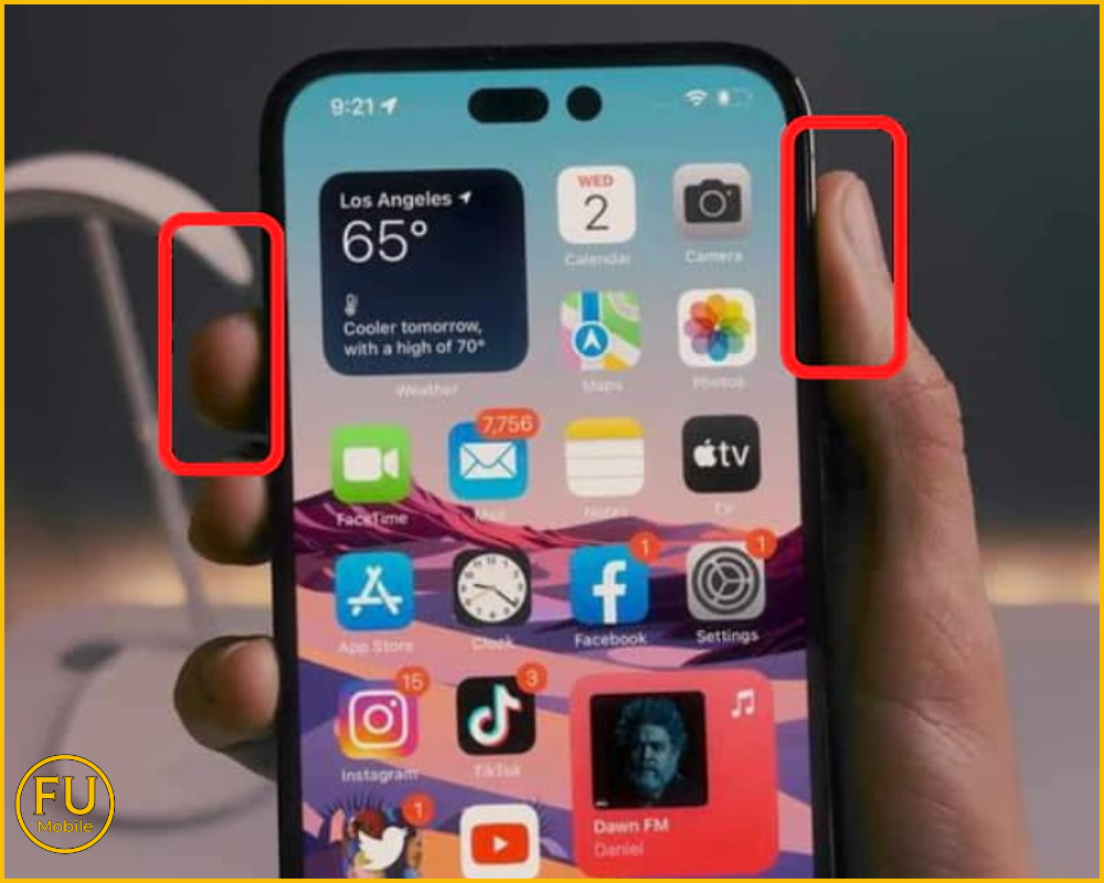 Cách chụp màn hình iPhone bằng phím cứng