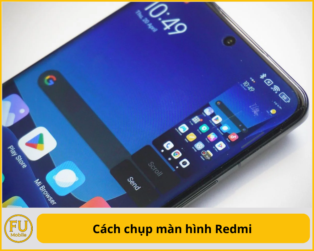 Cách chụp màn hình Redmi