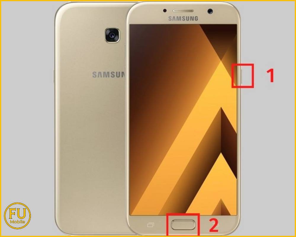 Chụp màn hình điện thoại Samsung có phím Home