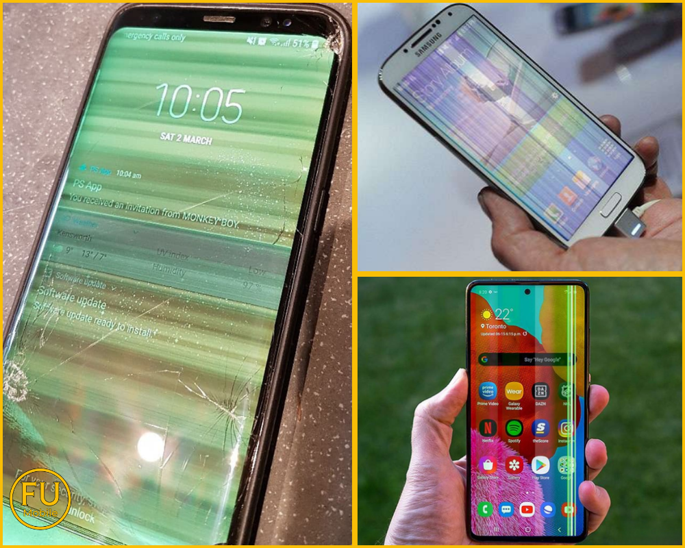 Dấu hiệu nhận biết các loại sọc màn hình Samsung phổ biến