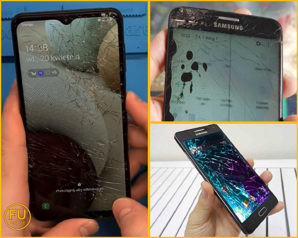 Dấu hiệu phân biệt vỡ mặt kính và vỡ màn hình trong Samsung