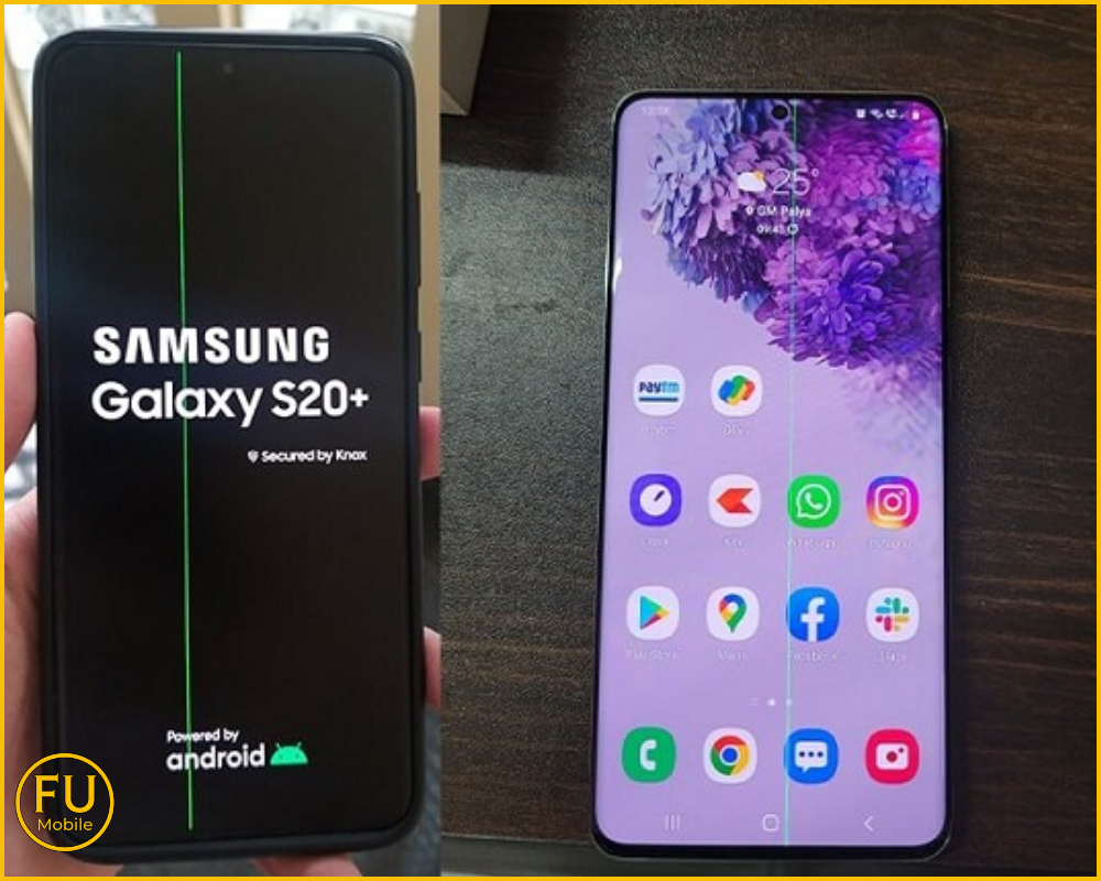 Dấu hiệu và nguyên nhân gây lỗi sọc xanh màn hình Samsung S20